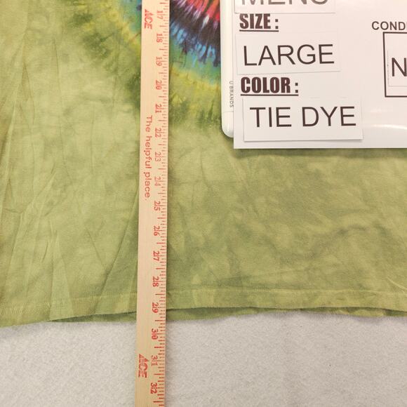 The Mountain Crew Neck Short Sleeve Graphic T Shirt Mens Size Large L Tie Dye - Picture 8 of 9
